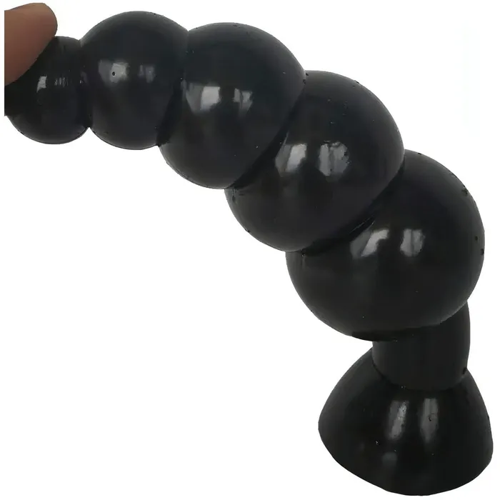 Addicted Toys Male Sex Toys | Anal Plug ad Anelli Concentrici - 17cm, Nero