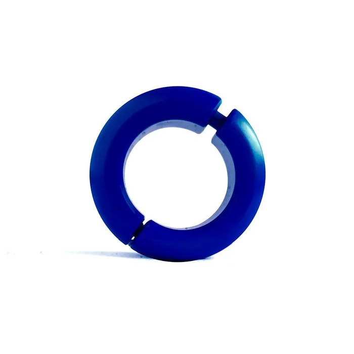 Black Label Black Label - Donut Ballstretcher - 20 x 35 mm - RVS - Mat Blauw | Anal