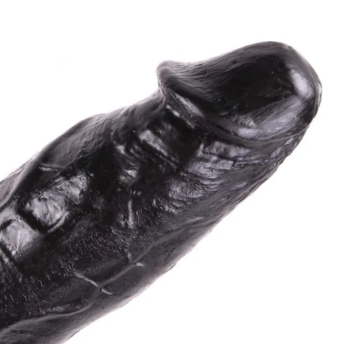 Dinoo - XXL Dildo - Monster 28 x 5,5 cm - Zwart | Dinoo Dildos