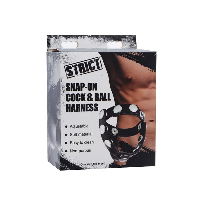 Female Sex Toys SnapOn Cock and Ball Harness XR Brand