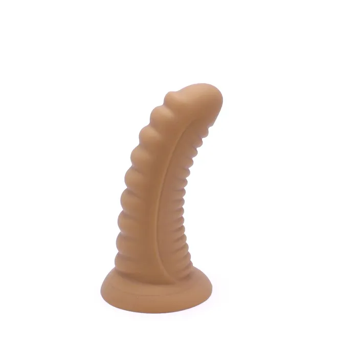 Kiotos Male Sex Toys | Kiotos - Geribbelde Penis - M Shinny - lichte huidskleur