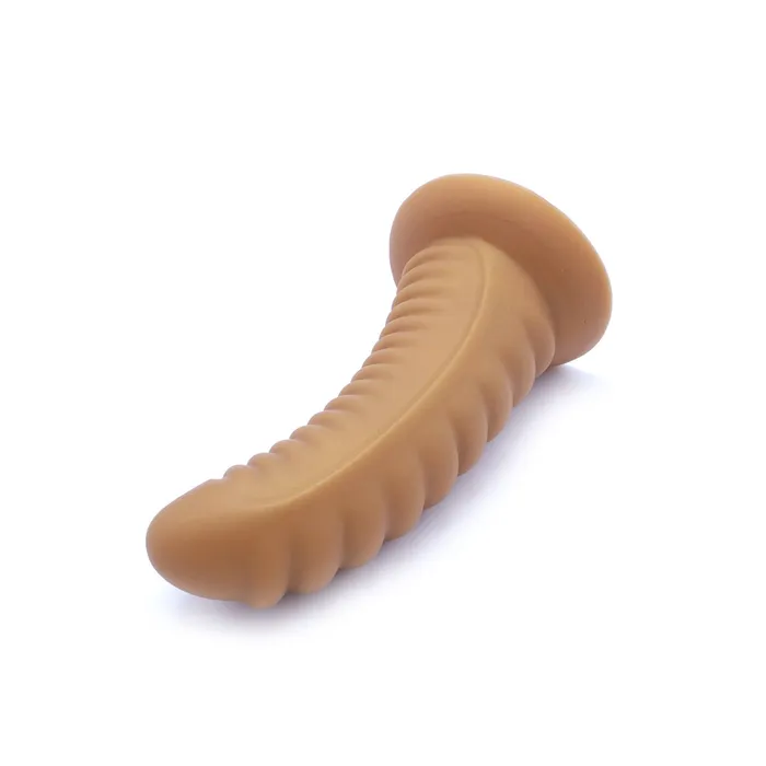 Kiotos Male Sex Toys | Kiotos - Geribbelde Penis - M Shinny - lichte huidskleur