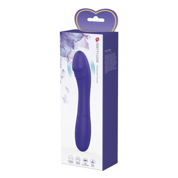 Vibratore Classico con 30 modalità di vibrazione - Silicone, Ricaricabile | Pretty Love Female Sex Toys