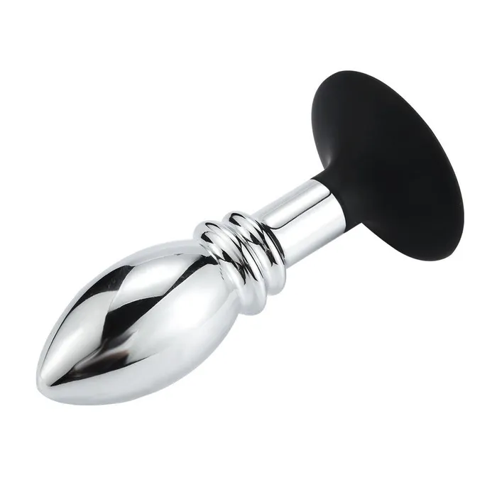 Vibrators | Kiotos Buttplug Aluminium Met bal En ribbels En Zuignap