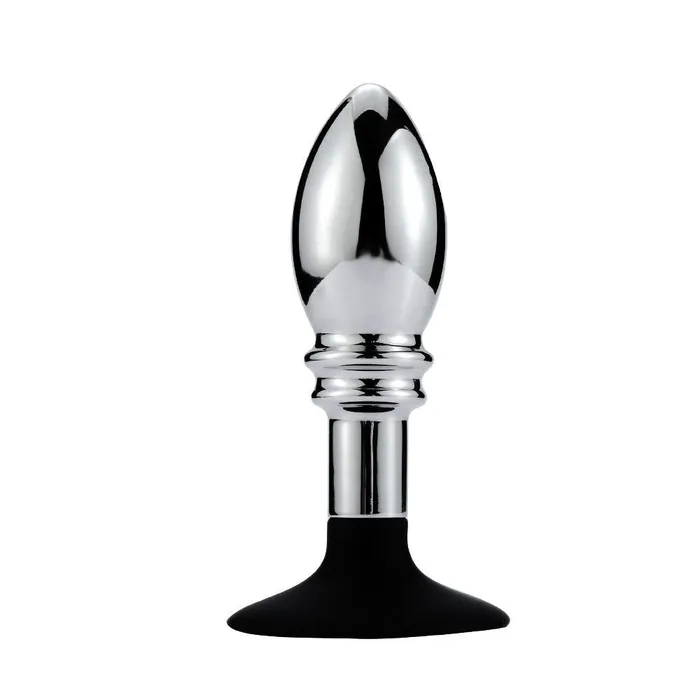 Vibrators | Kiotos Buttplug Aluminium Met bal En ribbels En Zuignap