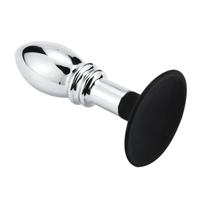 Vibrators | Kiotos Buttplug Aluminium Met bal En ribbels En Zuignap