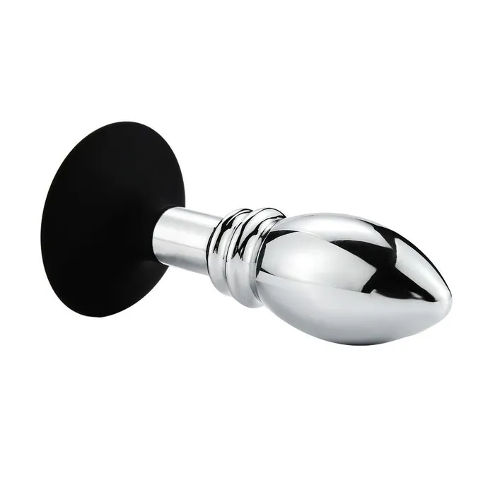 Vibrators | Kiotos Buttplug Aluminium Met bal En ribbels En Zuignap