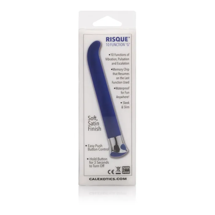 10-Function Risque G-Vibe - Blue | CalExotics Vibrators