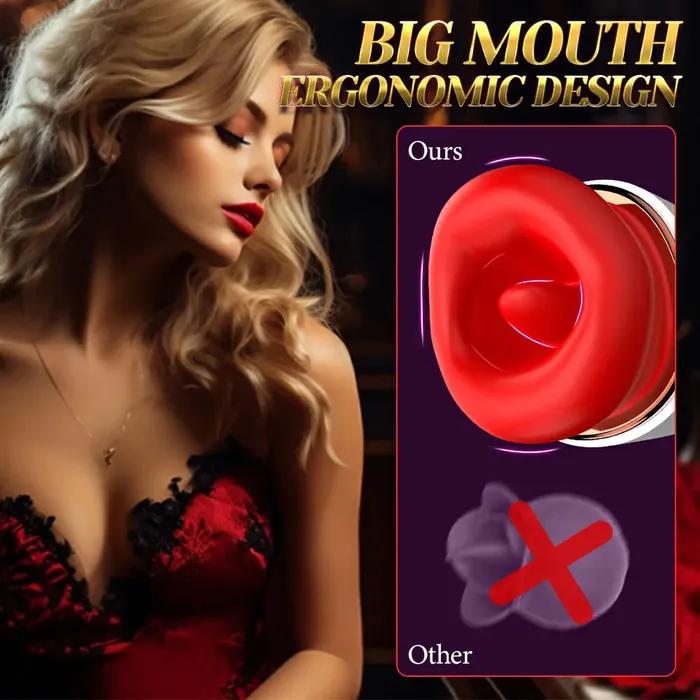 10 Vibration & Licking Swing Modes Tongue Vibrator | Lovetoyshub Vibrators