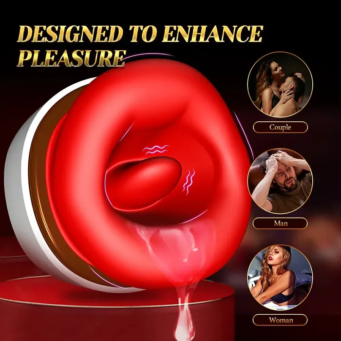 10 Vibration & Licking Swing Modes Tongue Vibrator | Lovetoyshub Vibrators