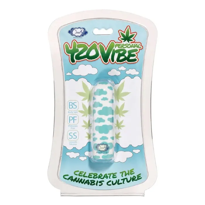 420 Stubby Vibe Cloud - White/blue | Cloud 9 Novelties Vibrators