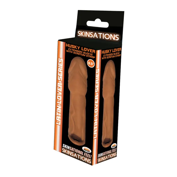 Anal | Hott Products Skinsations Latin Lover Series Husky Lover 6.5 Inch - Brown Anal | Hott Products Skinsations Latin Lover Series Husky Lover 6.5 Inch - Brown