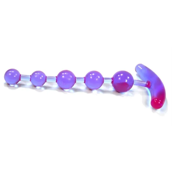 Anchors Away Anal Beads Lavender Golden Triangle Male Sex Toys