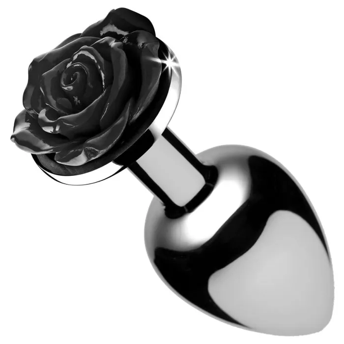 Black Rose Anal Plug Small XR Brands Booty Sparks Anal
