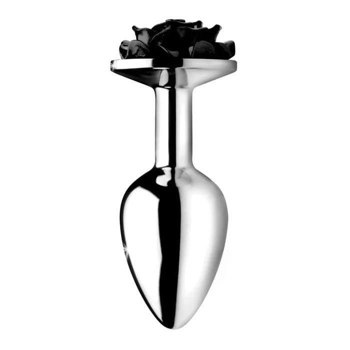 Black Rose Anal Plug - Small | XR Brands Booty Sparks Anal