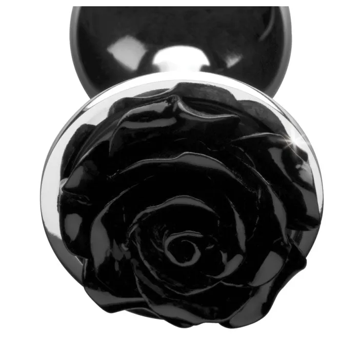 Black Rose Anal Plug - Small | XR Brands Booty Sparks Anal