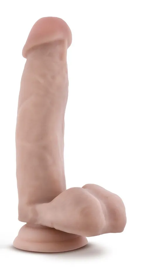 Blush Dildos Dr Skin Dr Mark 7 Inch Dildo With Balls Beige