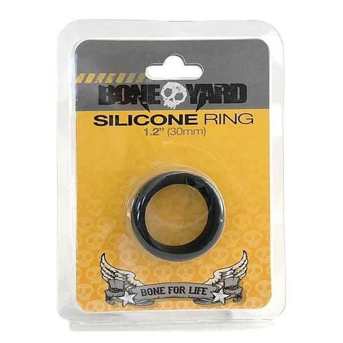 Boneyard Silicone Ring 30mm Black 30 mm Cock Ring C1 Releasing Male Sex Toys