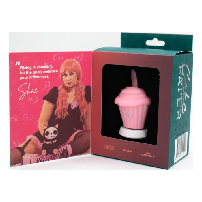 Cake Eater Clit Flicker Stimulator Pink | Natalies Toy Box Vibrators