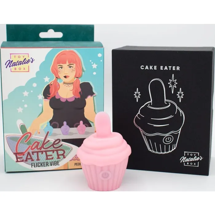 Cake Eater Clit Flicker Stimulator Pink | Natalies Toy Box Vibrators