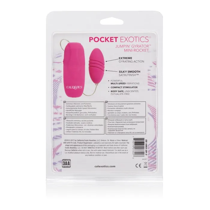 CalExotics Vibrators | Jumpin Gyrator Mini Rockets - Pink