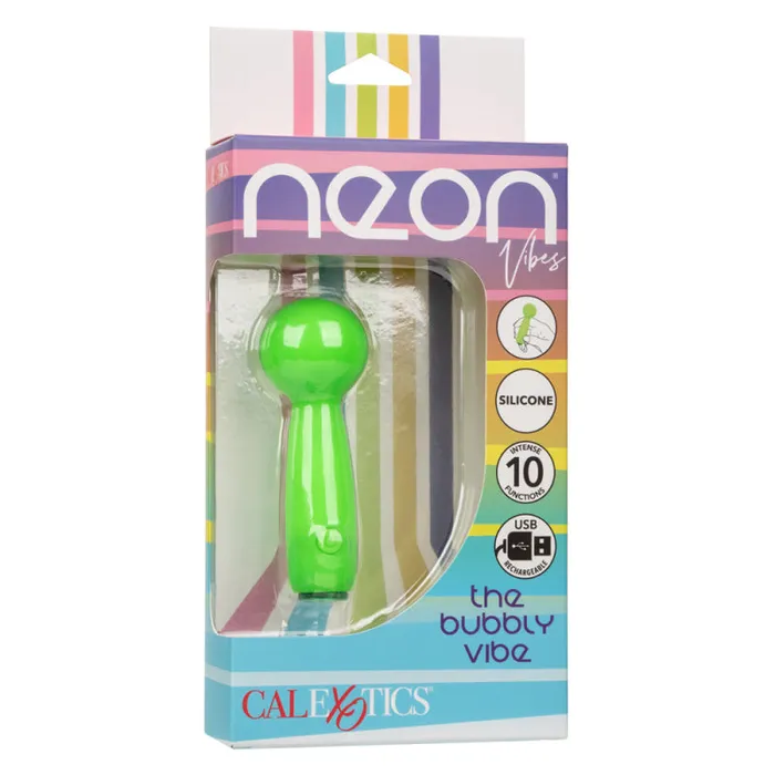 Calexotics Vibrators | Neon Vibes - the Bubbly Vibe - Green