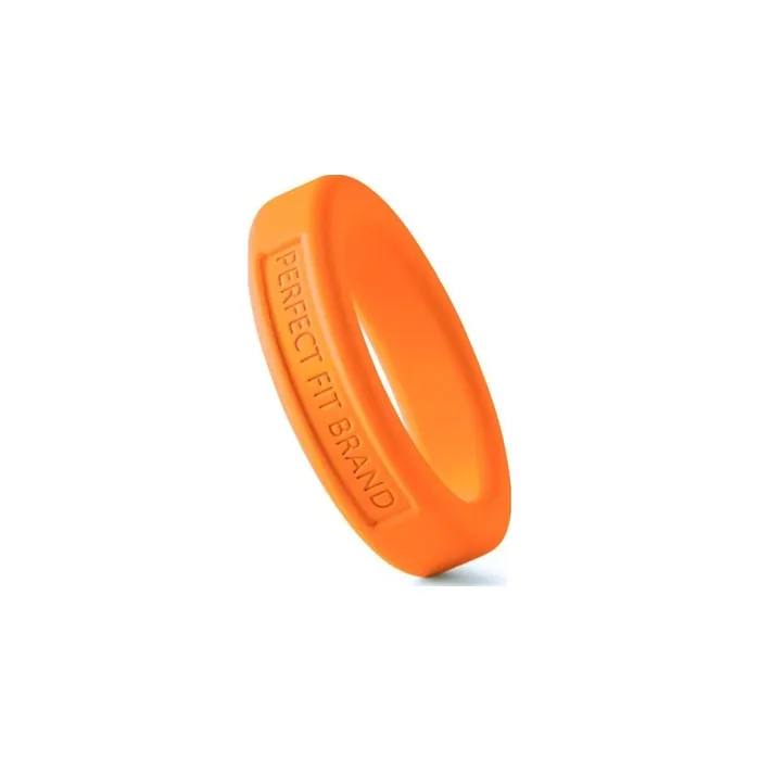 Classic Silicone Medium Stretch Penis Ring 36mm Orange | PerfectFit Male Sex Toys