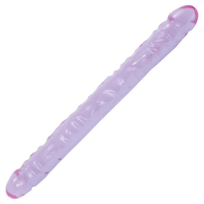 Crystal Jellies 18 Inch Double Dong Purple Doc Johnson Dildos