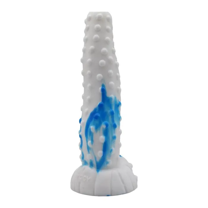 Dildos | FAAK Tiger Dildo Blue/White