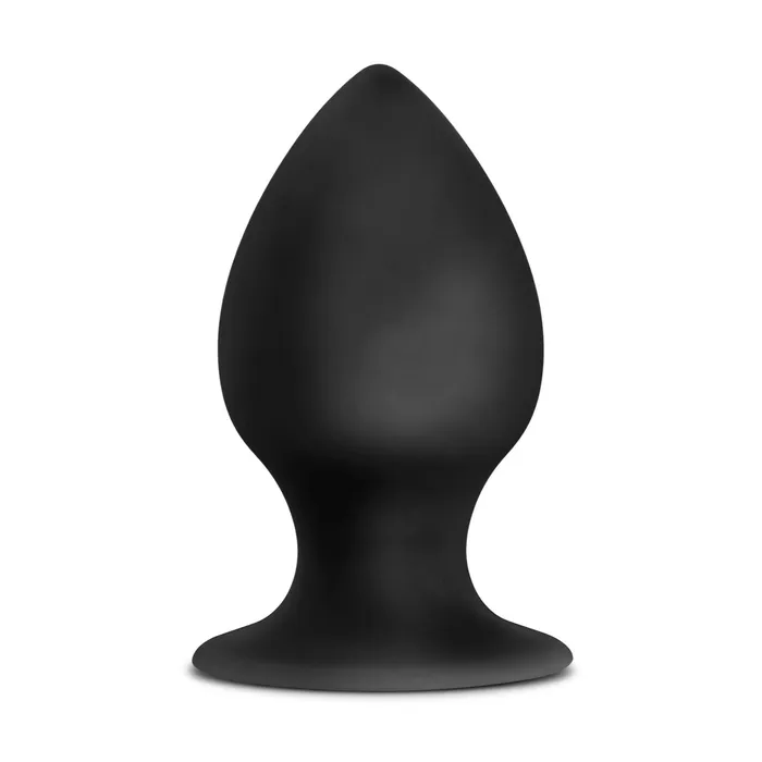 Eden Anal Eden 35 Long Black Silicone Tapered Anal Butt Plug With Suction Cup Base