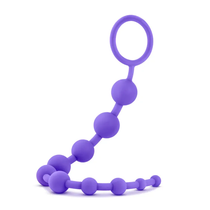 Eden Eden 125 Long Purple Silicone Anal Beads Anal