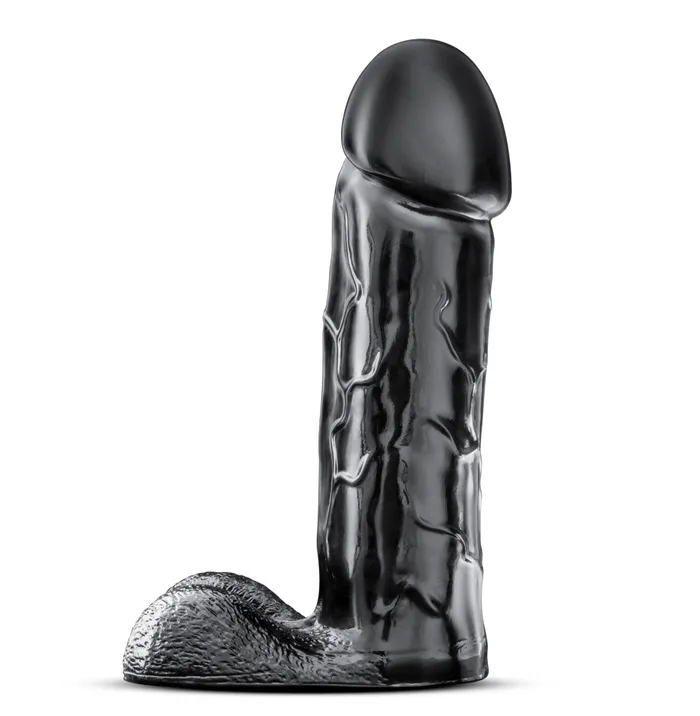 Female Sex Toys Eden Eden 15 Long Black Huge Oversized Realistic Dildo With Balls