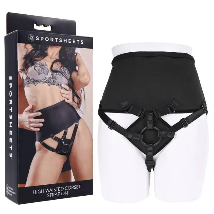 Female Sex Toys Sportsheets SPORTSHEETS High Waisted Corset Strap Onss31006