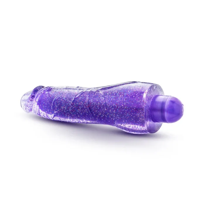 Glow Dicks - Molly Glitter Vibrator - Purple | Blush Novelties Vibrators