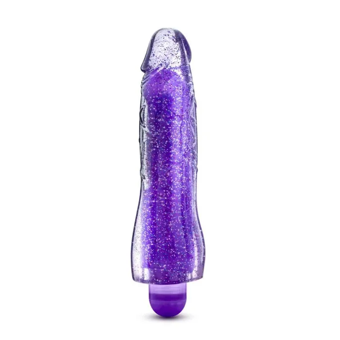 Glow Dicks - Molly Glitter Vibrator - Purple | Blush Novelties Vibrators