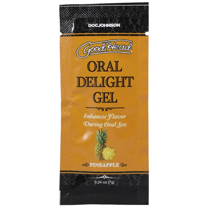 Goodhead Oral Delight Gel Pineapple 024 Oz Doc Johnson Enhancers