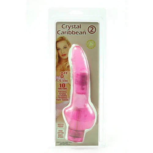 Holiday Blowout Sale Vibrators Crystal Caribbean 2 Pink