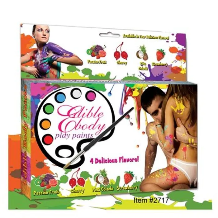 Hott Products Couples Edible Body Play Paints Kit