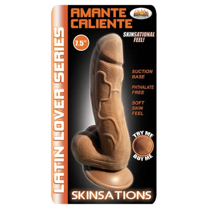 Hott Products Dildos Skinsations Latin Lover Series 75 Inches Amante Cliente