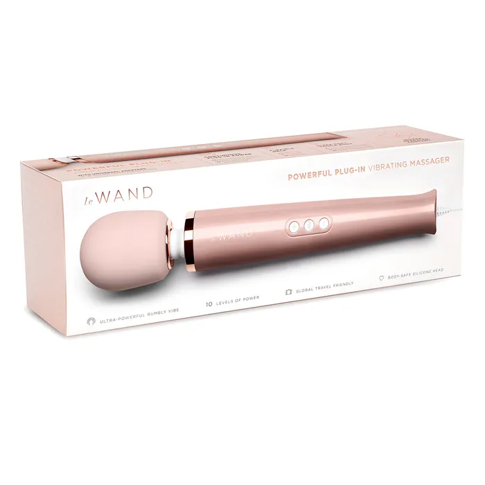 Le Wand Corded Massager - Rose Gold | Le Wand Vibrators