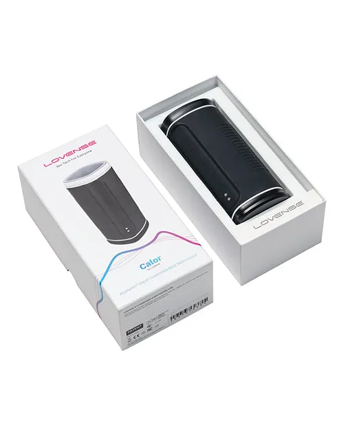 LOVENSE Calor Compact Heating Masturbator - Black | LOVENSE Male Sex Toys