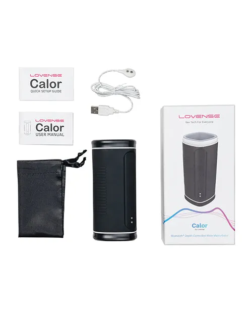 LOVENSE Calor Compact Heating Masturbator - Black | LOVENSE Male Sex Toys