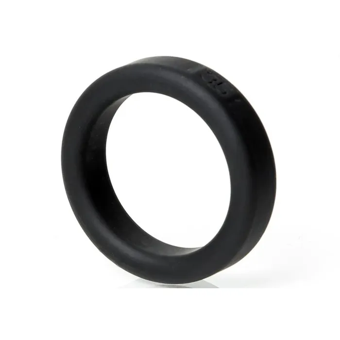 Male Sex Toys | C1 Releasing Boneyard Silicone Ring 35mm - Black 35 mm Cock Ring