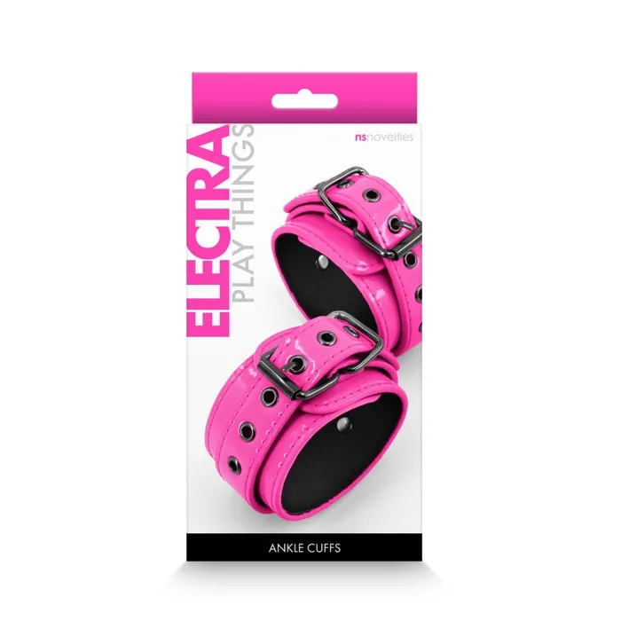 Nsnovelties Electra Play Things - Ankle Cuffs - Pink | Couples