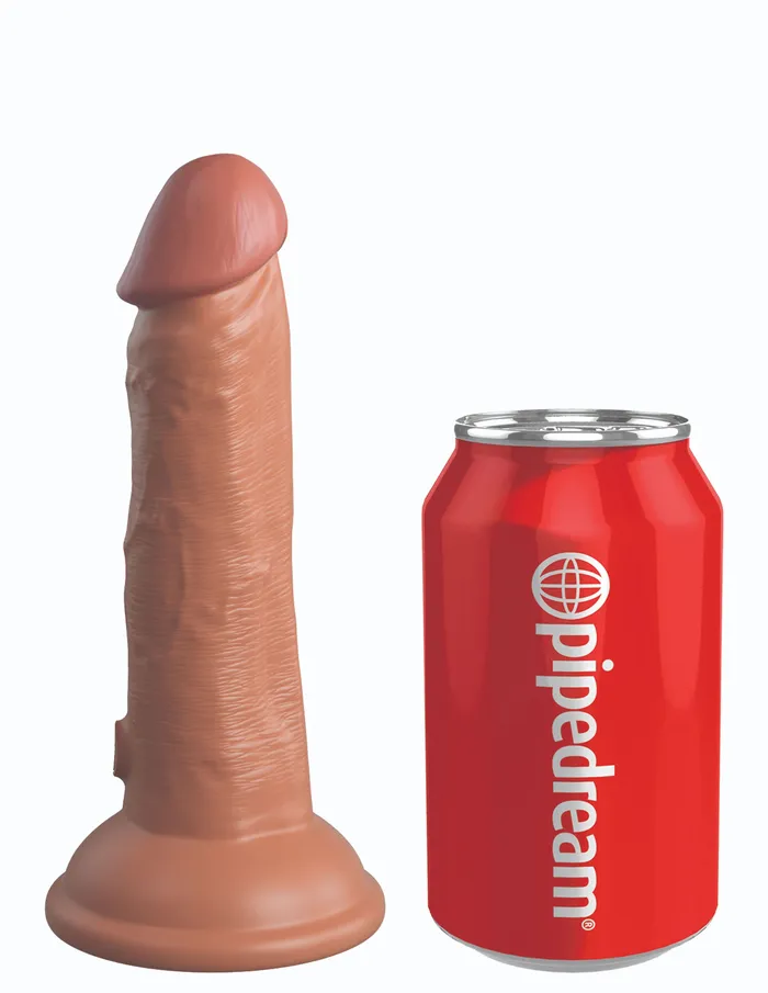 Pipedream King Cock Elite 6 Inch Vibrating Silicone Dual Silicone Dual Density Cock | Dildos