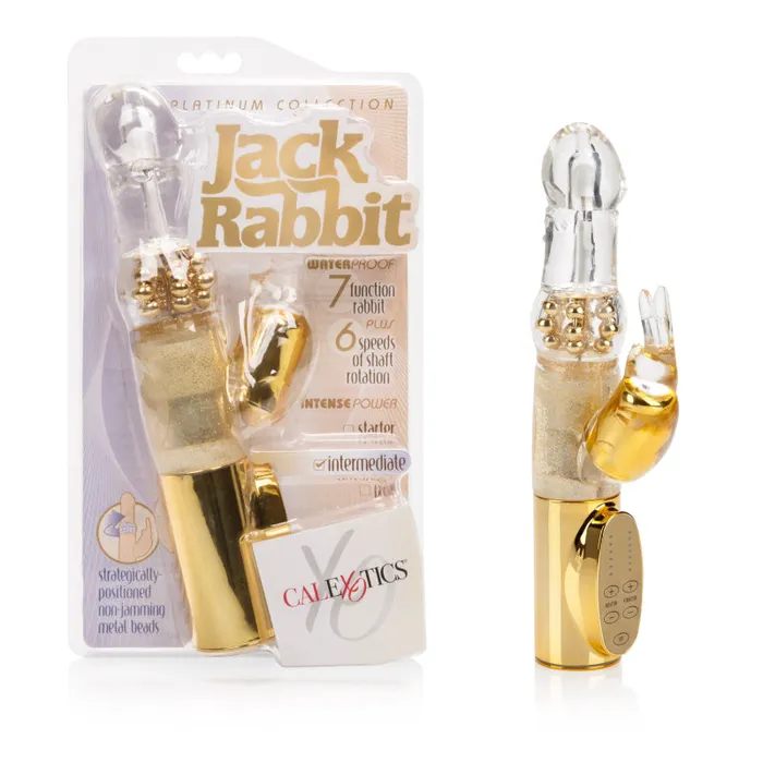 Platinum Jack Rabbit - Gold | CalExotics Vibrators