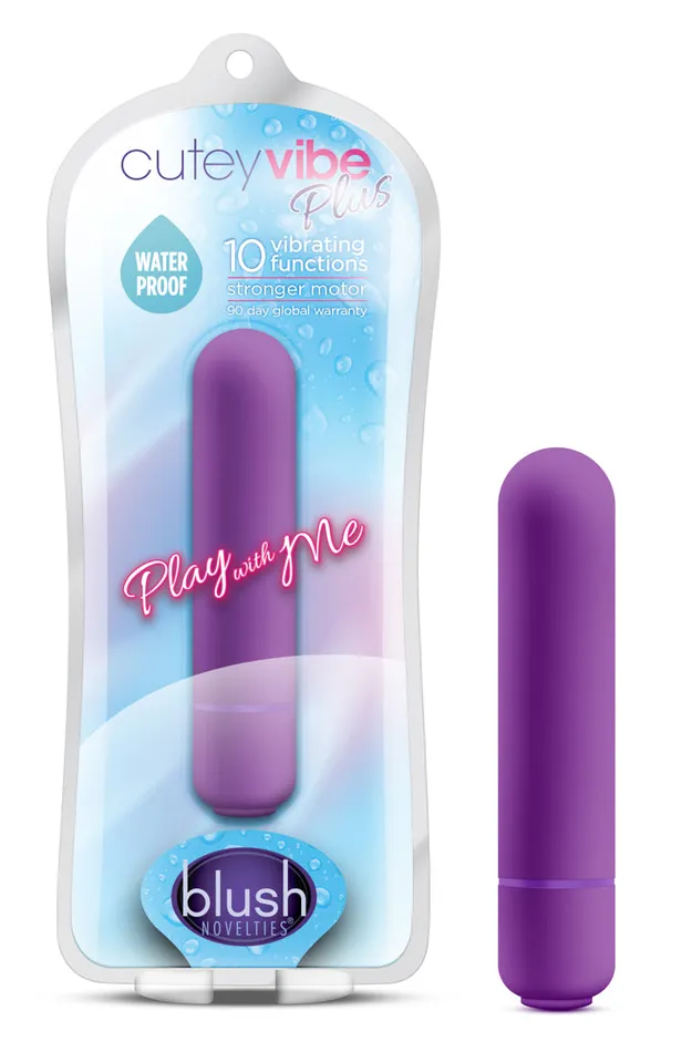 Play With Me Cutey Vibe Plus Purple Blush Novelties Vibrators