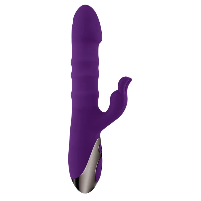 Playboy Hop to It - Rabbit Vibrator - Dark Purple | Vibrators