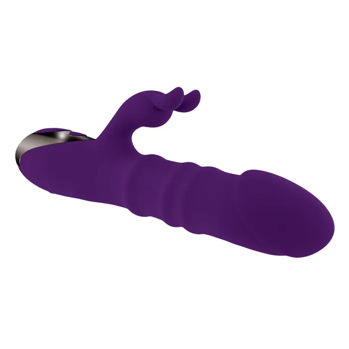 Playboy Hop to It - Rabbit Vibrator - Dark Purple | Vibrators