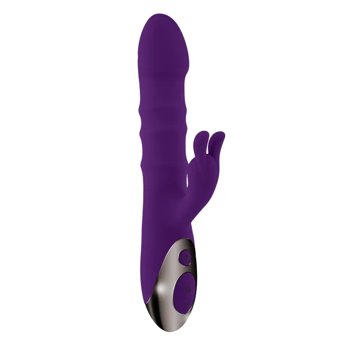 Playboy Hop to It - Rabbit Vibrator - Dark Purple | Vibrators